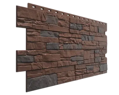 фото Docke Панель фасадная STEIN Темный орех 0,442м2 (Деке Стейн)