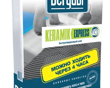 фото Быстротвердеющий клей Bergauf EXPRESS 25 кг