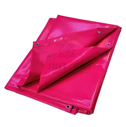 Фото №0 Укрывной тент полог из ткани ПВХ Китай 630 г/м2 розовый