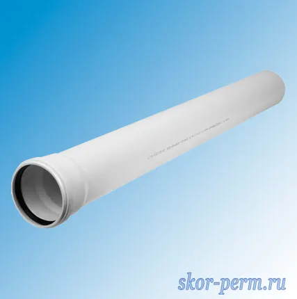 Фото №0 Труба ПП 110х500 Бесшумная (белая)