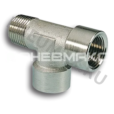 Фото №0 11314 - Фитинг - тройник наруж. резьба R1/4" - внутр. резьба G1/4" - внутр. резьба G1/4"