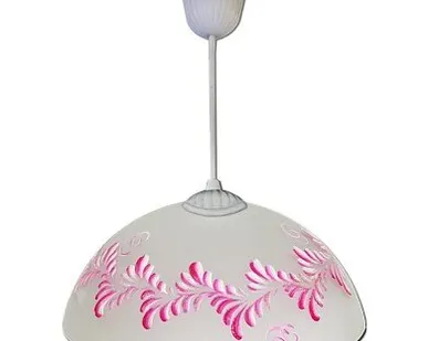 фото Подвесной светильник 10014799 Метелица белый/розовый средний 'Крокус-колпак' ЛЮМИС
