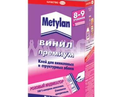 фото Клей обойный 0,3кг Винил Премиум с индикатором (586527) МЕТИЛАН (18) П