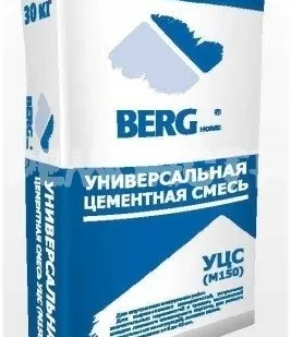 фото Универсальная цементная смесь 30кг BERGhome УЦС М-150 (40) зз