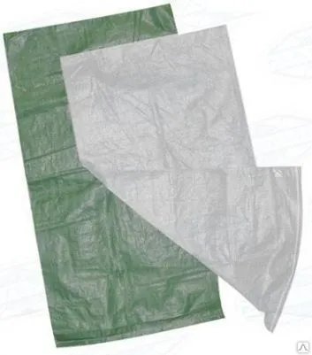 Фото №0 Мешок для различных грузов зелёный/белый