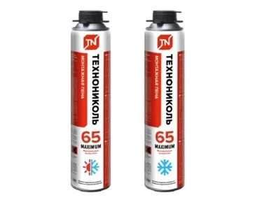 фото Монтажная пена "Технониколь PROF MAXIMUM 65", всесезонная