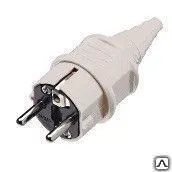 фото Вилка кабельная 230В 2P+E 16А IP44 Мennekes