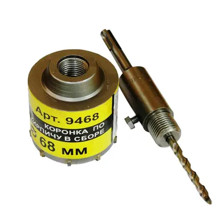 Фото №0 Коронки д/кирп ТС 68*50 SDS+ в сборе ЭНКОР (9468) 1/6/24