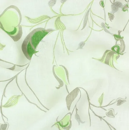 Фото №0 Лён цветочный принт "колокольчики" Италия Состав: лён 100 % Плотность ≈105 г/м² Ширина 150 см