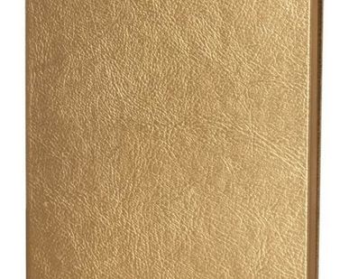 фото Блокнот Ingot, золотистый