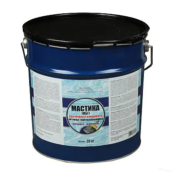 Фото №0 Мастика битумная 20 кг ХозДвор, гидроизоляционная