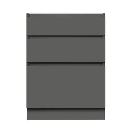 Фото №0 Сканди Кухня стол с ящиками 600 СЯ-60 Серый графит - Серый графит 0162BS