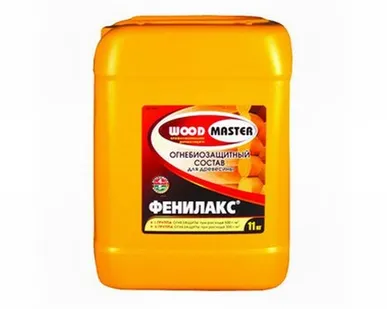фото ФЕНИЛАКС Огнебиозащитный состав WOOD MASTER 6,0 кг г.Москва ДВ04