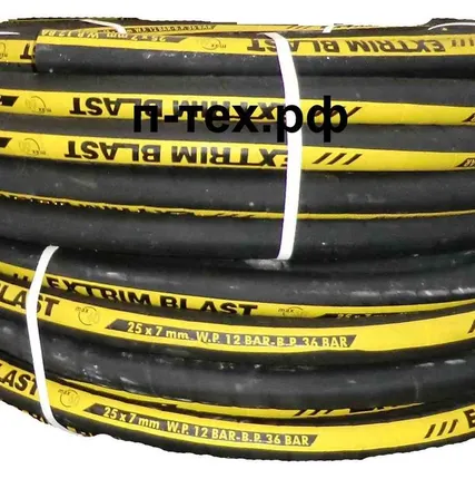 Фото №0 Рукав абразивостойкий EXTRIM BLAST (32 мм, 40 м) для пескоструйных работ