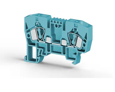 фото Klemsan Клеммник пружинный 6мм.кв. (синий); YBK6