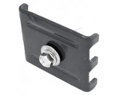 фото Крепление Скоба и саморез 5,5х32 RAL 7024 мокрый асфальт СПЛАВ ПРОФИЛЬ