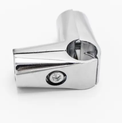 Фото №0 Зажим угловой для труб в 4-х направлениях d=25мм, хром