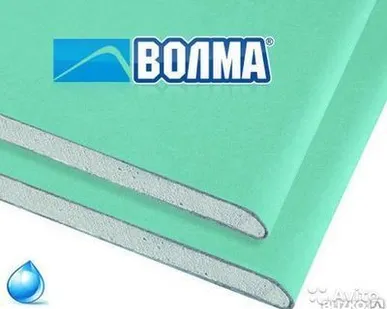 фото Гипсокартон влагостойкий 12,5мм
