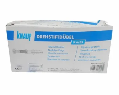 фото Кнауф Дюбель К6/35 уп. 100 шт