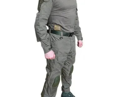 фото Камуфляж олива с наколенниками и налокотниками