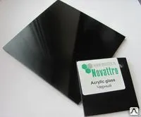 фото Оргстекло 4мм 2050х30500 черное Novattro