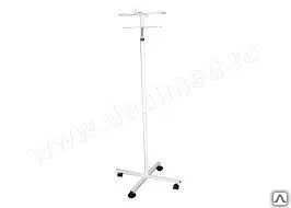 фото Штатив для длительных вливаний ШДВ 2-СМГ с 4-мя держателями на колесах