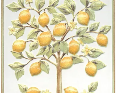 фото Плитка керам. KERAMA MARAZZI Капри 200х200 декор Лимонное дерево TLA001