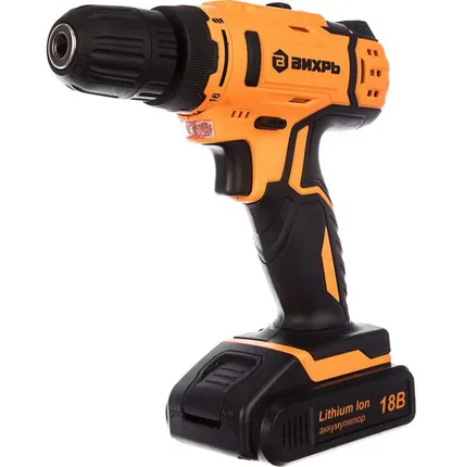 Фото №0 Дрель-шуруповерт аккумуляторная ДА-18Л-2 Вихрь