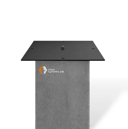 Фото №0 Пластина на ЖБС 300/300/4 мм для ЖБ сваи 200х200