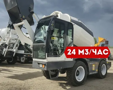 фото Бетоносмеситель с самозагрузкой YNIX QGMC6000 (до 24м3)