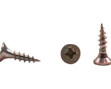 фото Саморез универсальный 4*45 желтый цинк (уп/20шт) AKS