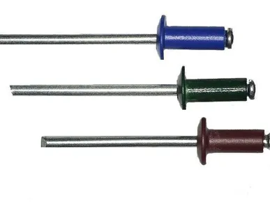 фото Заклепки вытяжные, комб RAL3005 3,2х8 NF (100шт)