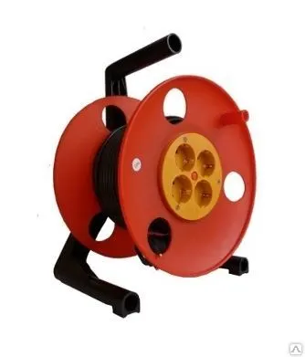 Фото №0 Удлинитель на катушке с/заземл 4гн х 40м ПВС 3*1,5 У1С-4-40 Протон (1)