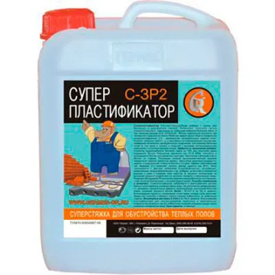 Фото №0 Суперпластификатор С-3 строительных растворов Гермес 10 л
