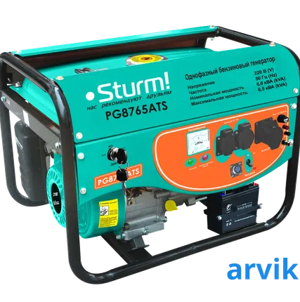 Фото №0 Генератор Sturm PG8765ATS