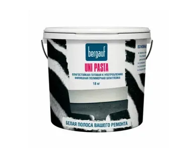 фото Шпатлевка полимерная финишная Bergauf Uni Pasta 25 кг