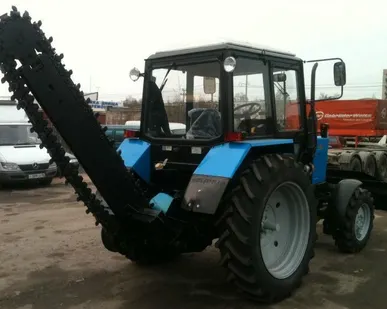 фото Аренда баровой машины траншеекопатель на базе МТЗ