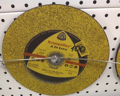 фото Диск отрезной Kronenflex 125*1,0*22,23 KT/EXTRA/A60EX/S/GER/