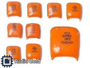 фото Конденсаторы КМ рыжие группы Н90 М68- 1М0Размер: крупный