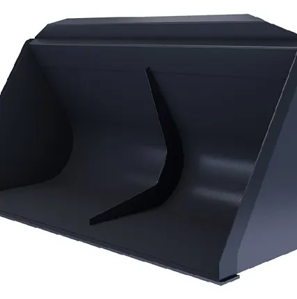 Фото №0 Ковш вместимостью 0,8 м. куб. с ребром жесткости на погрузчик фронтальный ПКУ 09 (АЗАС)