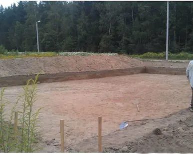 фото Подготовка песчанного основания