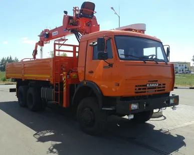 фото камаз 65115 с кму 7 тонн новый