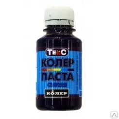 фото ТЕКС Паста колеровочная универсальная синяя (0,1л)
