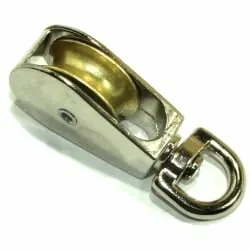 фото Блок одинарный металл никель- 7мм (1) 25