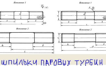 Фото №0 Шпильки паровых турбин в Москве