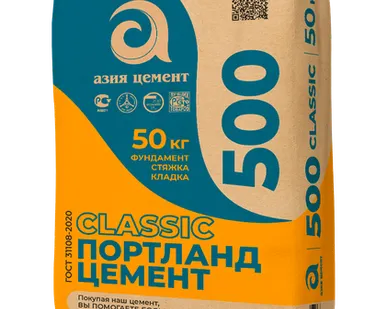фото Цемент Азия (Пенза) М-500 Д-20 50 кг.
