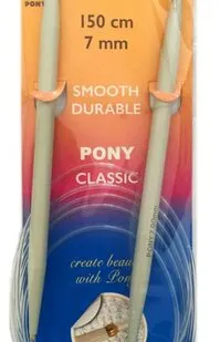 фото 50515 PONY Спицы круговые 7,00 мм/ 150 см, алюминий, 2 шт.