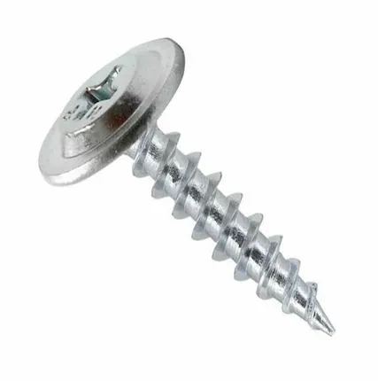 Фото №0 Саморез 4,2*13 оцинк. с прессшайбой острый (1000шт)