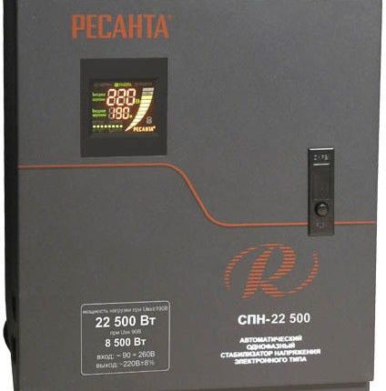Фото №0 Стабилизатор напряжения СПН-22500 Ресанта