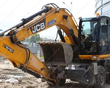 фото Аренда колесного экскаватора JCB JS 160W, Санкт-Петербург